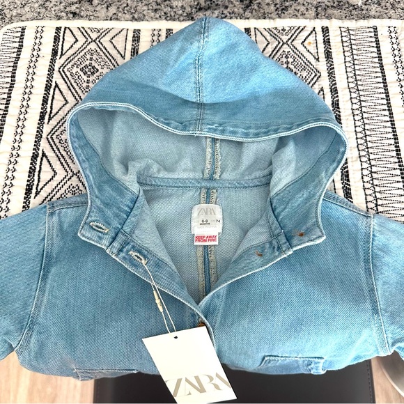 Zara 6-9 month Jean jacket - Picture 10 of 10